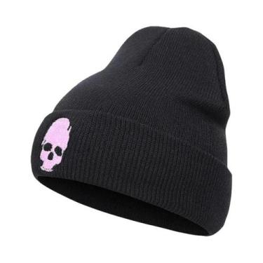 Imagem de Gorro De Malha Quente Unissex, Boné De Moda Para Outono E Inverno Para