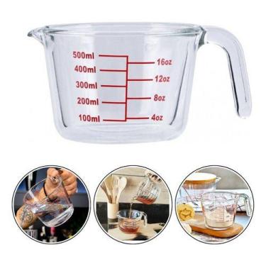 Imagem de Jarra Copo Medidor Medidora 1000l Temperado Resistente Alça - JARRA ME