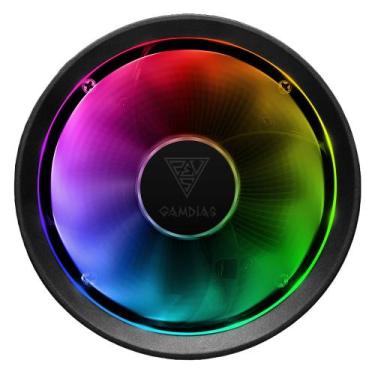 Imagem de Cooler processador intel gamdias boreas rgb e1l-010 preto