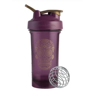 Imagem de Coqueteleira Blender Bottle PRO Series Sugar Skull 24OZ/709ml, Roxa