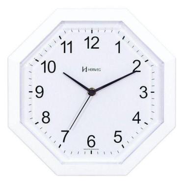 Imagem de Relogio de parede herweg 6662-021 branco