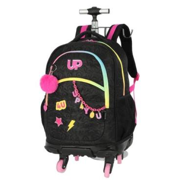 Imagem de Mochila De Carrinho Escolar Infantil Up4you Preta - Luxcel