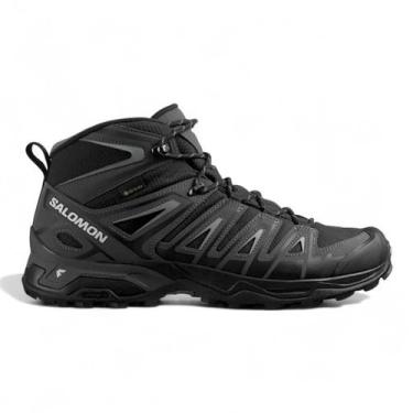 Imagem de Bota Salomon Ultra Pioneer MID GTX Masculina, 41, Preto, Cinza