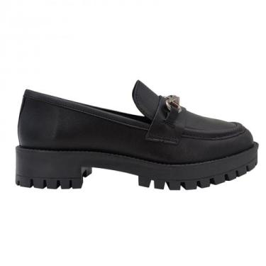 Imagem de Mocassim Via Marte Feminino Loafer Tratorado 083-003-01, Preto, 36