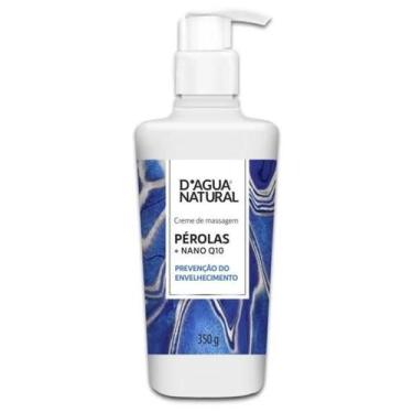 Imagem de Creme de massagem pérolas e nano q10 d'agua natural - 350g - Dágua Nat