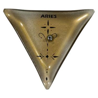 Imagem de Incensário Signos Zodíaco Porta Incenso Vidro Triângulo 13cm - M3 Deco
