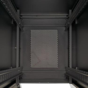 Imagem de Rack Fechado para Piso 19 EV-DF6836 36U com Porta em Vidro Temperado e Painéis Removíveis Preto Evus