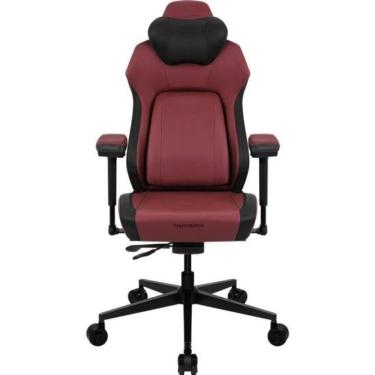 Imagem de Cadeira Gamer Core Smart Modern Thunderx3 com Couro Sintético Encosto Reclinável Apoio de Braços Ajustável Vermelho