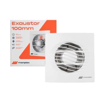 Imagem de Exaustor Banheiro Lavabo 100mm Silencioso Potente Manplex