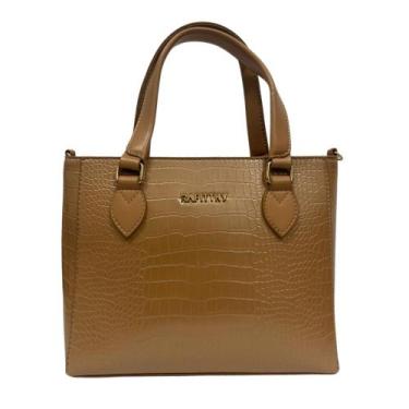 Imagem de Bolsa rafitthy alças zìper ref:28.25182a feminino, Toast, Biscuit, UN