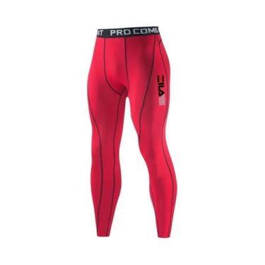 Imagem de Calças De Compressão Para Corrida Masculinas De Secagem Rápida, Leggin