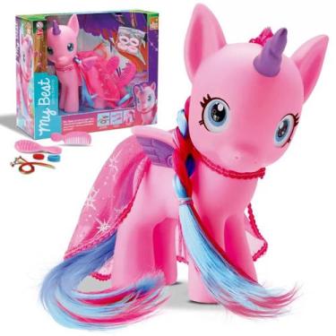 Imagem de Poney My Best Unicórnio Em Vinil Colorido Para Meninas Infantil 791 - 
