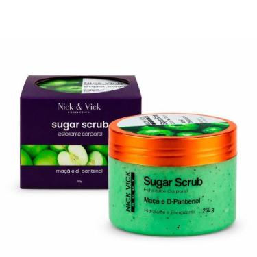 Imagem de Esfoliante Corporal Sugar Scrub Nick Vick Body Maça Verde 250g - NICKV