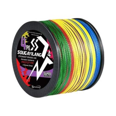 Imagem de Linha De Pesca Trançada Sougayilang X4 De 18-66LB, 100M 300M 500M, Mul