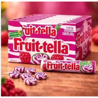Imagem de Bala fruittella franboesa com creme de leite 615g c15un 41g