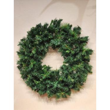 Imagem de Guirlanda Verde Reforçada de Metal 75cm para Montagem - Senhor Natal