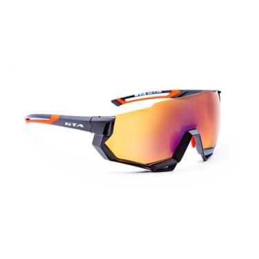 Imagem de Óculos ciclismo gta glider polarizado 5 lentes preto/vermelho