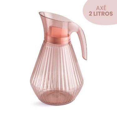 Imagem de Jarra Translúcida Suco Água Chá com Tampa Tango Valsa Axé Transparente