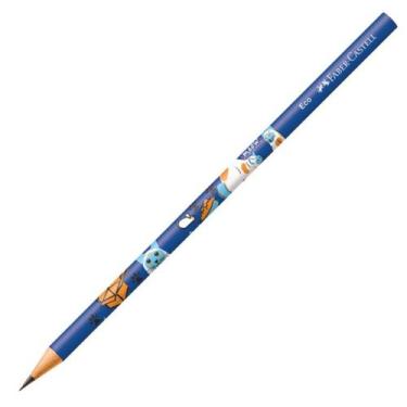 Imagem de Lápis Preto Escrever Faber Castell Grafite Escolar Decorado - Faber-Ca