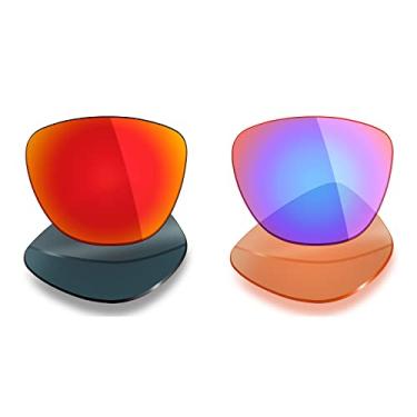 Imagem de Mryok 2 pares de lentes polarizadas de substituição para óculos de sol Oakley Frogskins – opções