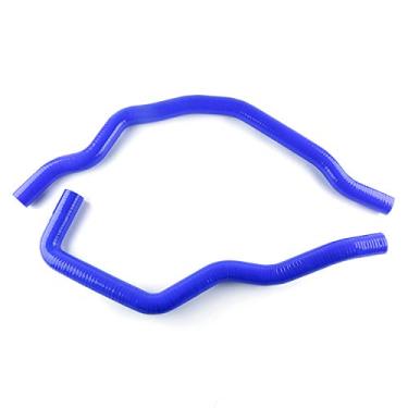 Imagem de LUXERAD Mangueira de resfriamento de radiador de silicone de desempenho de 3 camadas 4,5 mm para HO NDA S2000 AP1 F20C F22C DOHC 00-05 (azul)