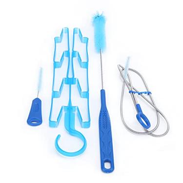Imagem de Kit de limpeza de bexiga de hidratação, conjunto de limpador de bolsa de água flexível 4 em 1 portátil para caminhadas ao ar livre para mochila