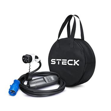 Imagem de Steck, Carregador de Carros Elétricos 220V 32A 7KW IP65 - CVES-0232