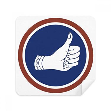 Imagem de Kingdom of Thailand Bangkok Thumb Good Glasses Tecido de camurça Pacote com 2