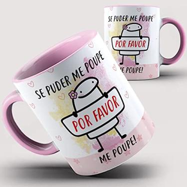 Imagem de Caneca rosa Flork Me poupe por favor