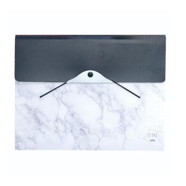 Imagem de Pasta Sanfonada A4 Dello Stone 12 Divisórias 6099 Preta