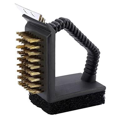 Imagem de Tuut Escova com Espátula 3 em 1 para Limpeza de Grelhas e Espetos Linha Churrasco – Praticidade e Eficiência