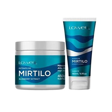 Imagem de Máscara Mirtilo Alto Impacto 450g + Leave-in 180ml Lowell