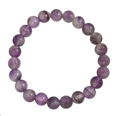 Imagem de Pulseira unissex Falari de 8 mm com pedras semipreciosas naturais e el sticas