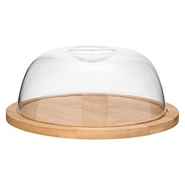 Imagem de Mimo Style, 5480, Porta queijo bambu c/tampa Ecokitchen, 19x8cm