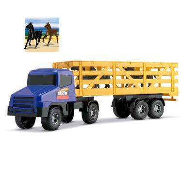 Imagem de Caminhão com Carreta - Strada Trucks - Horse Strada com 4 Cavalos - Silmar 