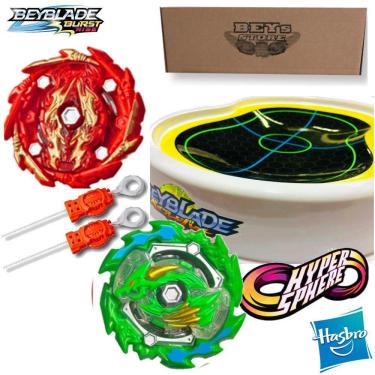 Imagem de Beyblade Ace Dragon D5 + Bushi Ashindra A5 - Hasbro