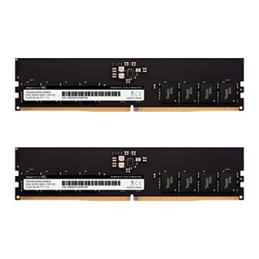 Imagem de TEAMGROUP Kit Elite DDR5 16GB (2x8GB) 4800MHz (PC5-38400) CL40 Non-ECC Unbuffered 1.1V UDIMM 288 pinos PC computador desktop módulo de memória RAM Upgrade - TED516G4800C40DC01