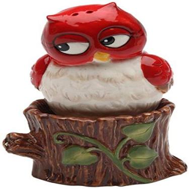 Imagem de Cosmos Gifts 10908 Conjunto de saleiro e pimenteiro coruja na árvore, 7,6 cm