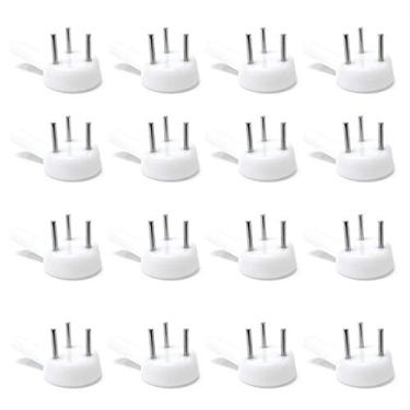 Imagem de Honbay 50 peças gancho sem marca gancho plástico para parede de metal moldura de plástico para unhas molduras de quadros cabides gancho de imagem para ferragens, fixadores e ganchos para montagem na parede