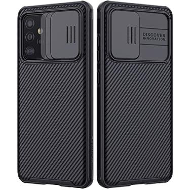 Imagem de Capa Capinha Anti Impacto Danetshield Fosca com protetor de c�mera em PC r�gido e capa de telefone em TPU para Samsung Galaxy M52 (Preta)
