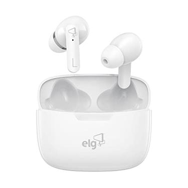 Imagem de Fone de Ouvido TWS Wireless, Microfone Integrado, Bluetooth 5.3 com Ponteiras Emborrachadas, Até 12h de Autonomia, Branco, TWPRO3S, ELG