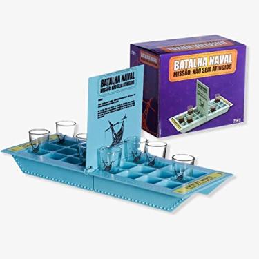 Imagem de Jogo Batalha Naval com 8 shots 50ml cor:Azul