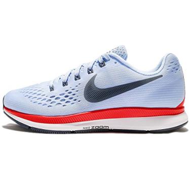 Imagem de Nike Air Zoom Pegasus 34 Ice Blue/Blue Fox/Bright Crimson/White Women's Running Shoes