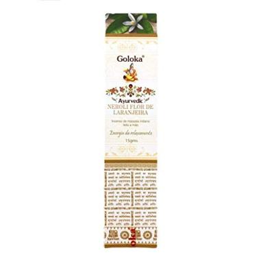 Imagem de Incenso Goloka Massala Ayurvedic Neroli Flor de Laranjeira (Energia do Relaxamento)