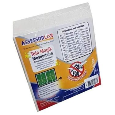 Imagem de TELA MAGIK MOSQUITEIRO TRANSPARENTE PARA JANELAS E PORTAS 100 X 120 CM