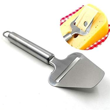 Imagem de ralador de queijo cortador de queijo de aço inoxidável ralador de bolo manteiga chocolate pizza pá utensílios de cozinha alta qualidade