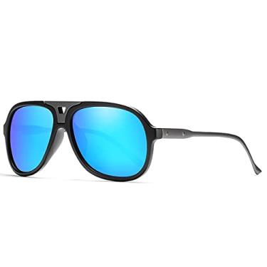 Imagem de Óculos de Sol Masculino KDEAM Design Clássico Piloto Aviador com Proteção uv400 Polarizado (C5)