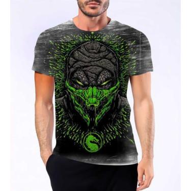 Imagem de Camiseta Camisa Reptile Mortal Kombat Sauriano Jogo Hd 4 - Estilo Krak