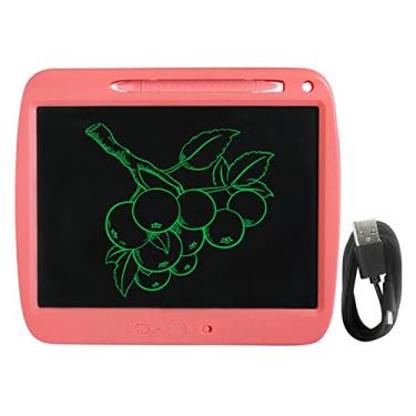 Imagem de dalisp Tablet de escrita LCD 9 polegadas Tablet de desenho de caligrafia com botão de bloqueio Stylus r Brinquedo de aprendizagem educacional infantil para crianças Gif r para meninos e meninas