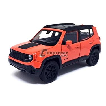 Imagem de Jeep Renegade Trailhawk Pull Back 1/32 Welly Laranja